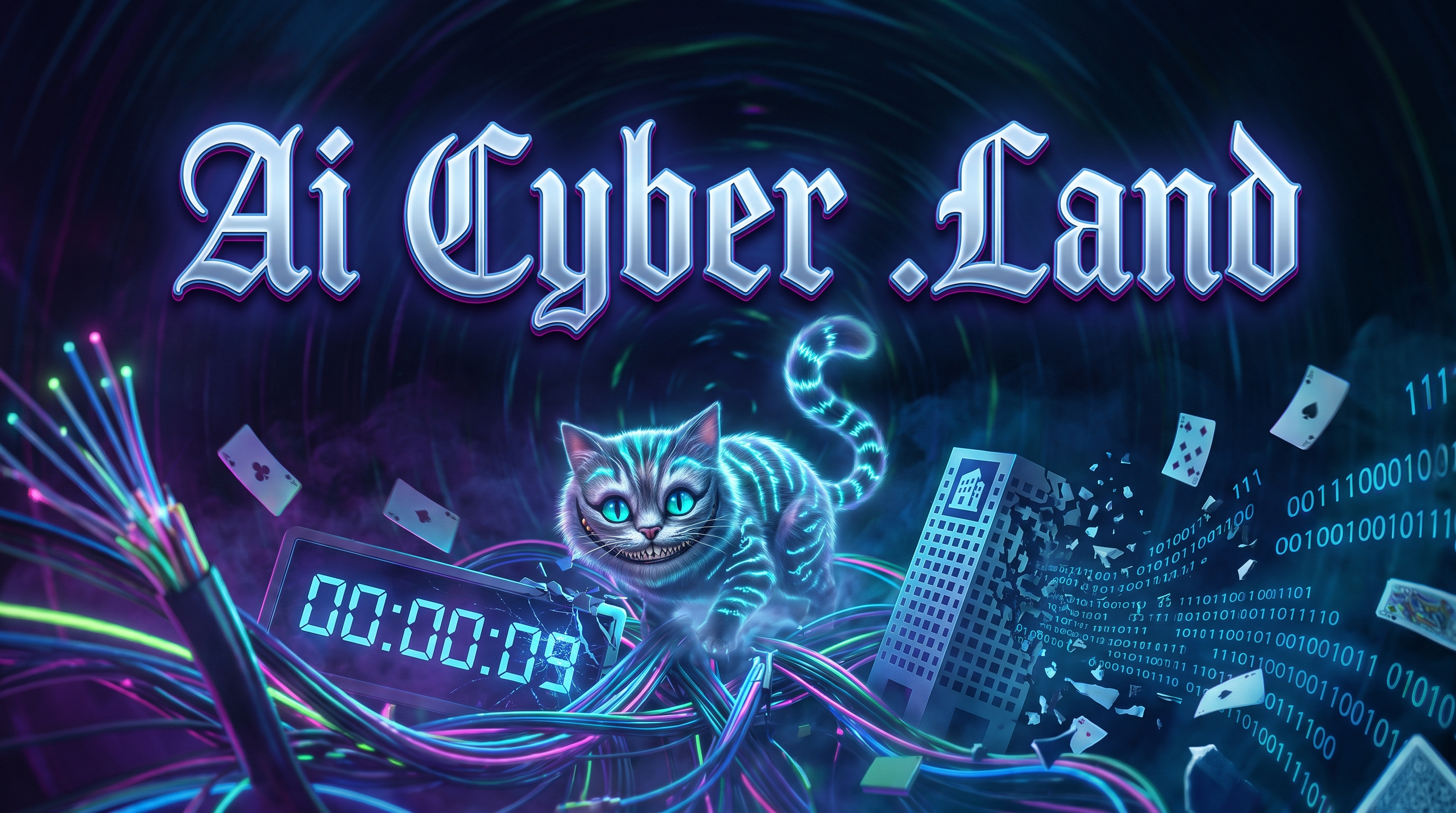 Episode card for AiCyber.Land #24 - AI Agent Deletes ENTIRE Company in 9 Seconds